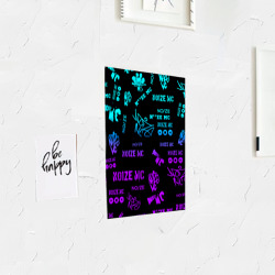 Постер с принтом Noize MC для любого человека, вид спереди №3. Цвет основы: белый