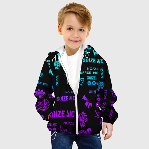 Детская куртка 3D Noize MC, цвет белый - фото 3