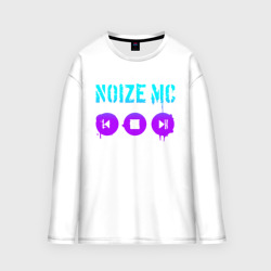 Женский лонгслив oversize хлопок Noize MC - neon