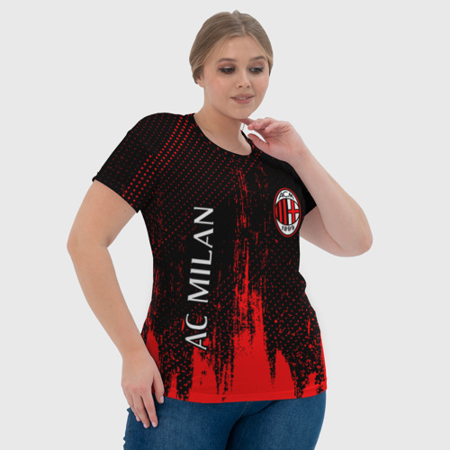 Женская футболка 3D AC MILAN / МИЛАН - фото 6