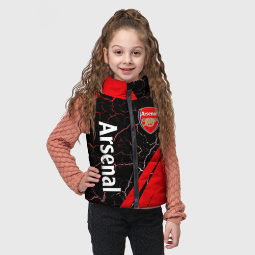 Детский жилет утепленный 3D Arsenal Арсенал, цвет светло-серый - фото 3