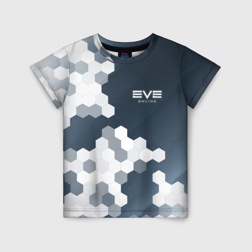 Детская футболка 3D с принтом EVE ONLINE / ИВ ОНЛАЙН, вид спереди #2
