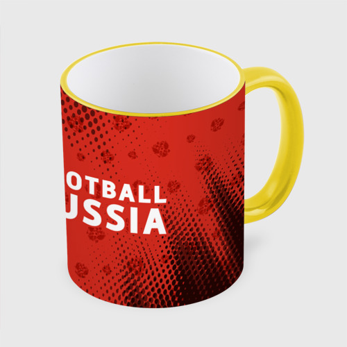 Кружка с полной запечаткой Football Russia Футбол, цвет Кант желтый - фото 3