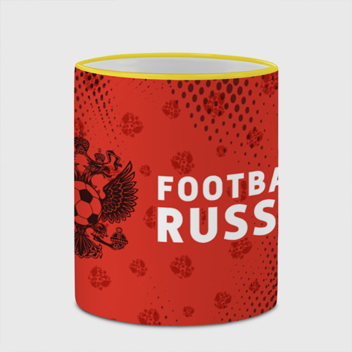 Кружка с полной запечаткой Football Russia Футбол, цвет Кант желтый - фото 4