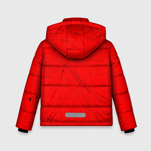 Зимняя куртка для мальчиков 3D с принтом КОРОЛЬ И ШУТ, вид сзади #1