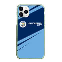 Чехол для iPhone 11 Pro матовый Manchester city Манчестер Сити