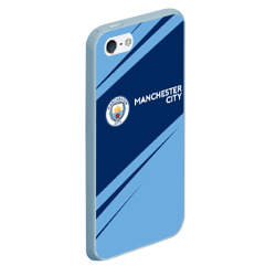 Чехол для iPhone 5/5S матовый Manchester city Манчестер Сити - фото 2