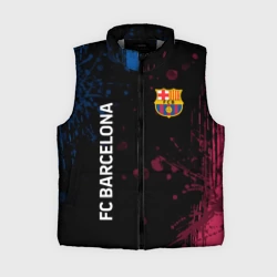 Женский жилет утепленный 3D FC Barcelona