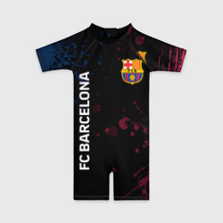 Детский купальный костюм 3D FC Barcelona