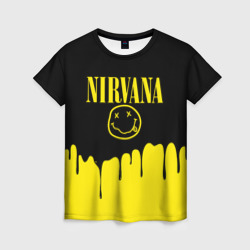 Женская футболка 3D Nirvana