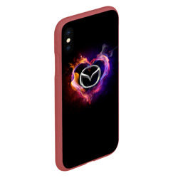 Чехол для iPhone XS Max матовый Mazda - фото 2