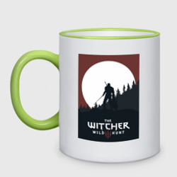 Кружка двухцветная The Witcher, Wild Hunt, Геральд, Ведьмак