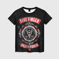 Женская футболка 3D Five Finger Death Punch