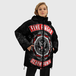 Женская зимняя куртка Oversize Five Finger Death Punch - фото 2
