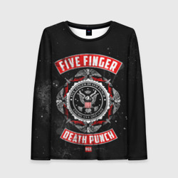 Женский лонгслив 3D Five Finger Death Punch