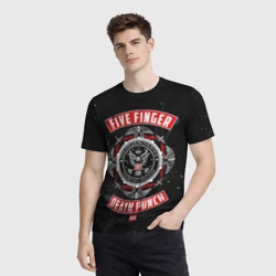 Мужская футболка 3D Five Finger Death Punch - фото 2