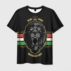 Таджикистан - черный лев – Мужская футболка 3D с принтом купить со скидкой в -26%