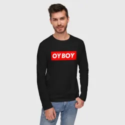 Мужской лонгслив хлопок Oyboy - фото 2