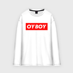 Мужской лонгслив oversize хлопок Oyboy