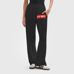 Женские брюки oversize без начеса хлопок Oyboy - фото 2