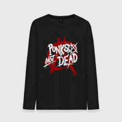 Мужской лонгслив хлопок Punks not dead