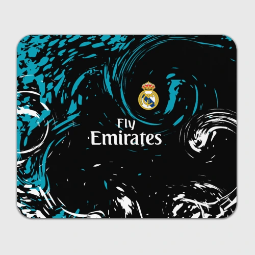 Прямоугольный коврик для мышки Real Madrid