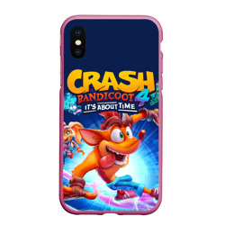 Чехол для iPhone XS Max матовый Crash Bandicoot