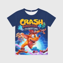 Детская футболка 3D Crash Bandicoot