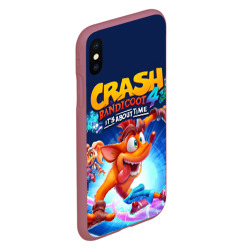 Чехол для iPhone XS Max матовый Crash Bandicoot - фото 2