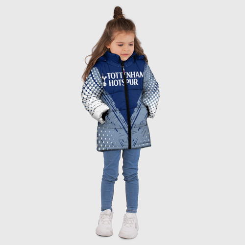 Зимняя куртка для девочек 3D Tottenham Hotspur, цвет черный - фото 5