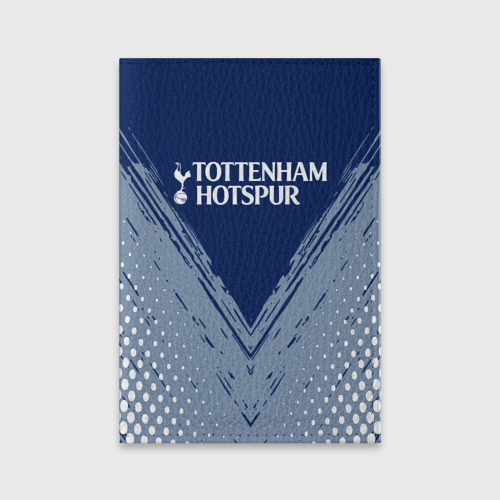 Обложка для паспорта матовая кожа Tottenham Hotspur, цвет пыльно-розовый