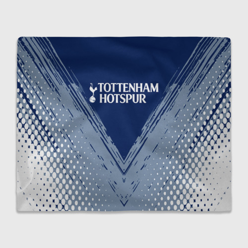 Плед с принтом Tottenham Hotspur, вид спереди №1