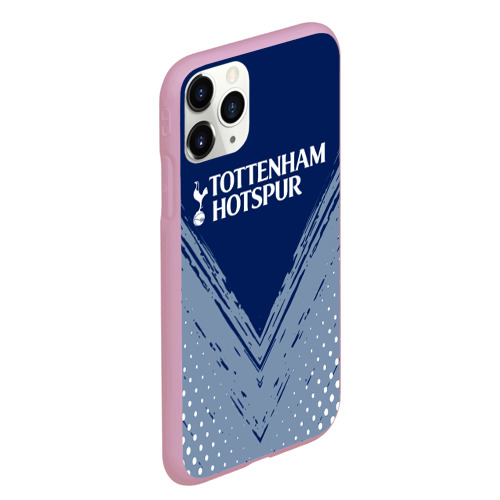 Чехол для iPhone 11 Pro Max матовый Tottenham Hotspur, цвет розовый - фото 3