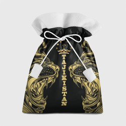 Таджикистан - золотые львы – Подарочный 3D мешок с принтом купить со скидкой в -13%