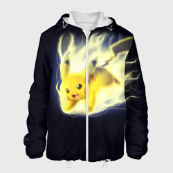 Мужская куртка 3D Pikachu Pika Pika