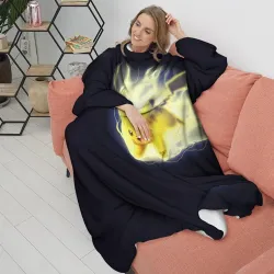 Плед с рукавами Pikachu Pika Pika - фото 2