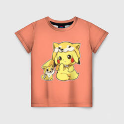 Детская футболка 3D Pikachu Pika Pika