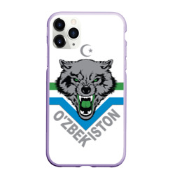 Узбекистан - агрессивный волк – Чехол для iPhone 11 Pro матовый с принтом купить
