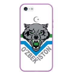 Узбекистан - агрессивный волк – Чехол для iPhone 5/5S матовый с принтом купить