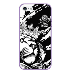 Киргизия - лев с короной – Чехол для iPhone 5/5S матовый с принтом купить