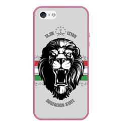Таджикистан - суровый лев – Чехол для iPhone 5/5S матовый с принтом купить