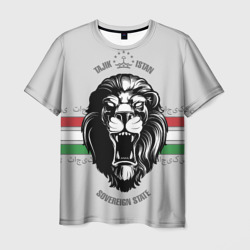 Таджикистан - суровый лев – Мужская футболка 3D с принтом купить со скидкой в -26%