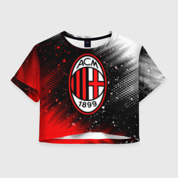 Женская футболка Crop-top 3D AC Milan Милан