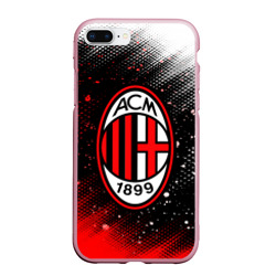 Чехол для iPhone 7Plus/8 Plus матовый AC Milan Милан