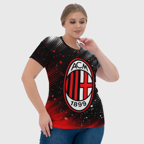 Женская футболка 3D AC Milan Милан - фото 6