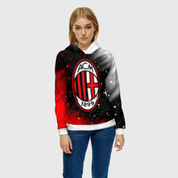 Женская толстовка 3D AC Milan Милан - фото 2