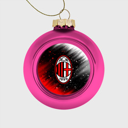 Стеклянный ёлочный шар AC Milan Милан
