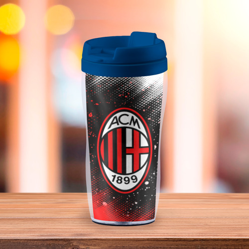 Термокружка-непроливайка AC Milan Милан, цвет синий - фото 3