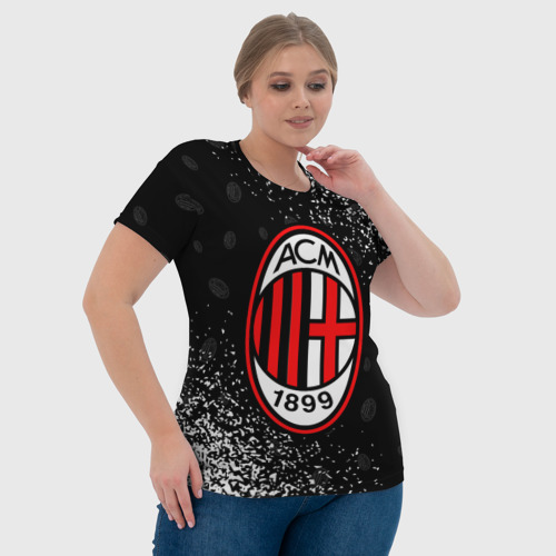 Женская футболка 3D AC MILAN / МИЛАН - фото 6