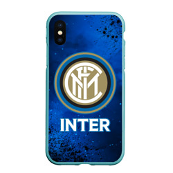 Чехол для iPhone XS Max матовый Inter Интер